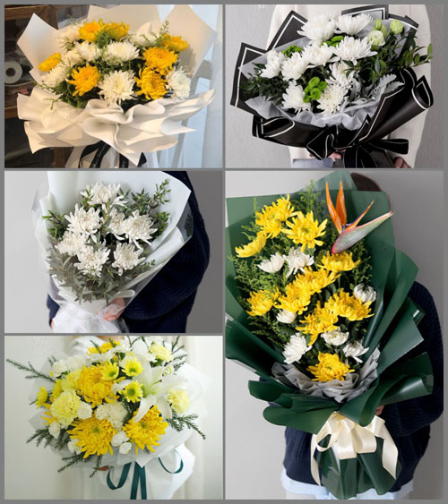 甘肃省白银景泰县草窝滩镇翠柳村白事花束代送